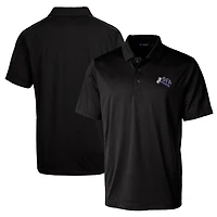 Polo extensible texturé pour homme Cutter & Buck, noir, avec logo de l'équipe Stephen F Austin Lumberjacks, grande taille