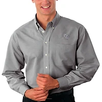 Men's Gray Stephen F Austin Lumberjacks Big & Tall Velocity Oxford Button-Down Shirt