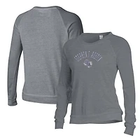 Women's Alternative Apparel Gray Stephen F Austin Lumberjacks Slouchy Pullover Sweatshirt