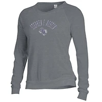 Women's Alternative Apparel Gray Stephen F Austin Lumberjacks Slouchy Pullover Sweatshirt