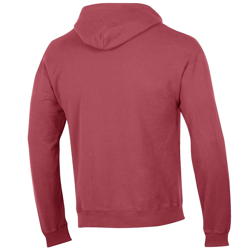 Sweat à capuche léger en polaire pour homme Comfort Wash Red Stevens Institute of Technology Ducks