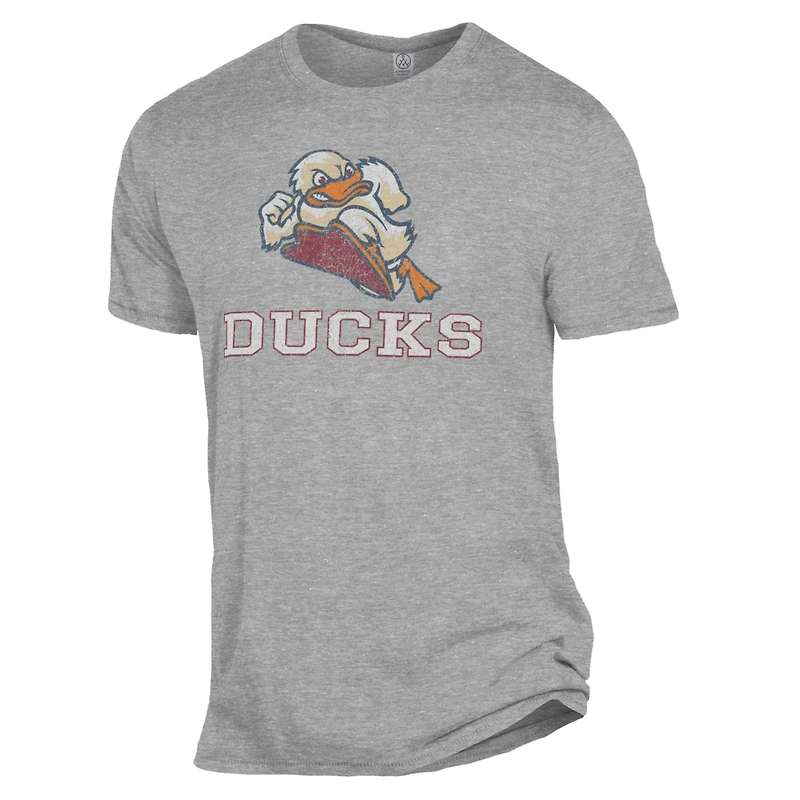 Men's Heathered Gray Stevens Institute of Technology Ducks The Keeper T-Shirt