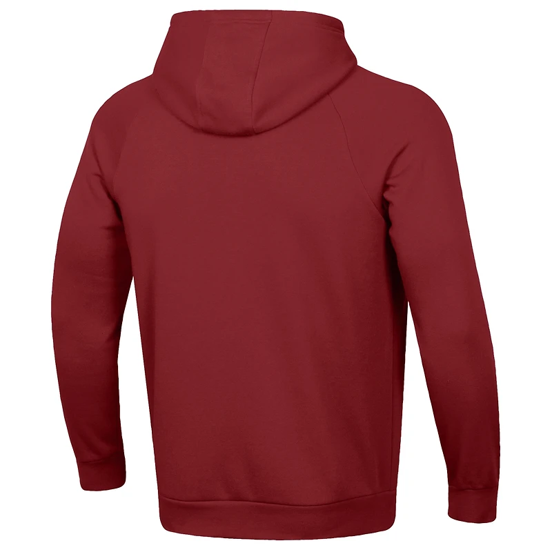 Sweat à capuche polaire Under Armour Red Stevens Institute of Technology Ducks All Day pour homme