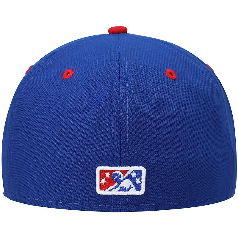 Casquette ajustée New Era rouge Stockton Ports Authentic Collection Team Home 59FIFTY pour homme