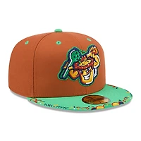Casquette ajustée New Era 59FIFTY marron/vert Stockton Ports 2026 Copa De La Diversion pour homme