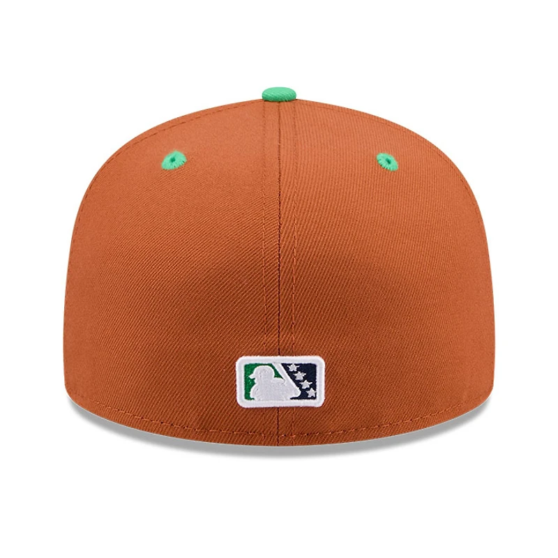 Men's New Era Brown/Green Stockton Ports 2026 Copa De La Diversion 59FIFTY Fitted Hat