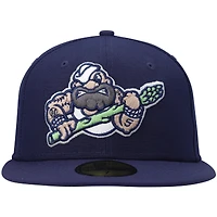 Men's New Era Navy Stockton Ports Authentic Collection Team Alternate 59FIFTY Fitted Hat