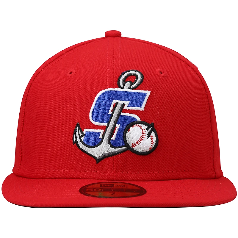 NWE STOPOR RED HOME MIB AUTHENTIC COLLECTION 59FIFTY HATMENHIC
