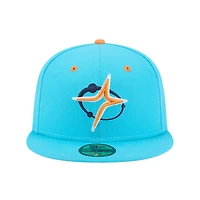 Men's New Era  Blue Sugar Land Space Cowboys Theme Nights 59FIFTY Fitted Hat