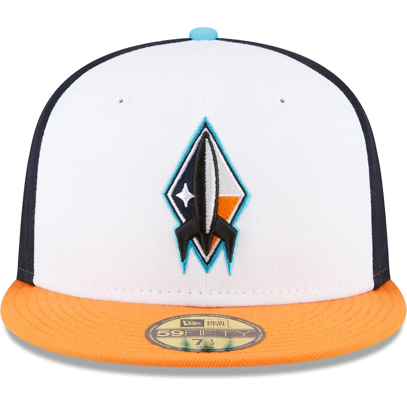 Casquette ajustée 59FIFTY Team pour homme de la collection authentique des Cowboys l'espace Sugar Land New Era, noire