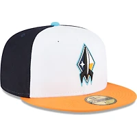 Men's New Era Black Sugar Land Space Cowboys Authentic Collection Team 59FIFTY Fitted Hat