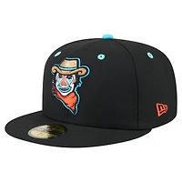 Casquette ajustée 59FIFTY Black Sugar Land Space Cowboys Copa de la Diversión New Era pour hommes