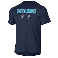 Men's Under Armour Navy Sugar Land Space Cowboys Tech T-Shirt