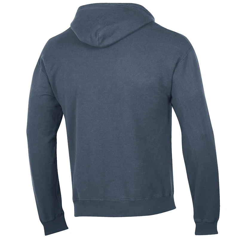 Sweat à capuche léger en polaire bleu délavé pour homme, motif SUNY Fashion Institute of Technology Tigers