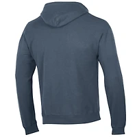 Sweat à capuche léger en polaire bleu délavé pour homme, motif SUNY Fashion Institute of Technology Tigers