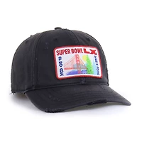 Casquette ajustée pour homme '47 Black Super Bowl LX à effet vieilli