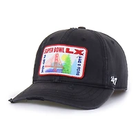 Casquette ajustée pour homme '47 Black Super Bowl LX à effet vieilli