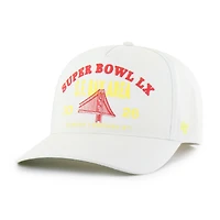 Casquette ajustable '47 Stone Super Bowl LX Event Bridge Relaxed Hitch pour homme