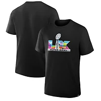 Men's Fanatics Black Super Bowl LX Trophy Dimension Legacy T-Shirt