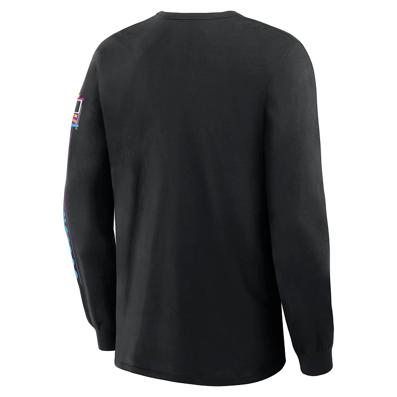 Men's Fanatics Black Super Bowl LX Trolley Car Long Sleeve T-Shirt