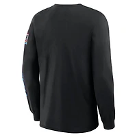Men's Fanatics Black Super Bowl LX Trolley Car Long Sleeve T-Shirt