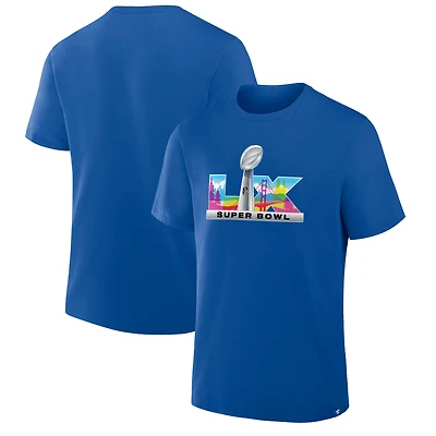 Men's Fanatics Royal Super Bowl LX Trophy Dimension Legacy T-Shirt