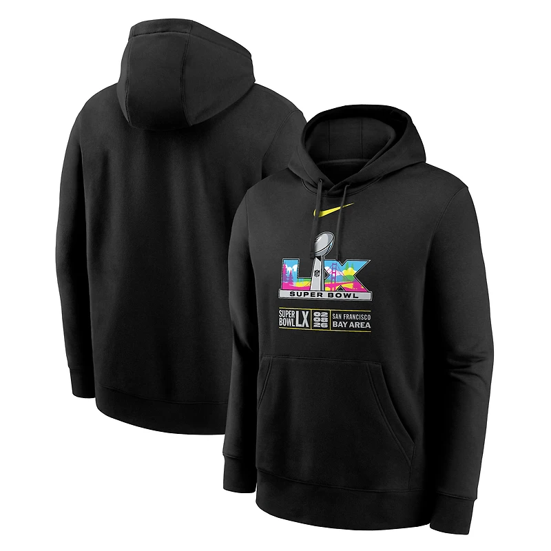Men's Nike Black Super Bowl LX Club Hoodie