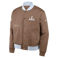 Veste bomber Nike Super Bowl LX Legacy marron pour homme