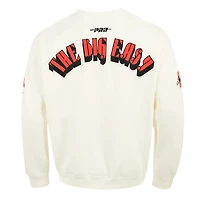 Men's Pro Standard Cream Super Bowl LIX Fleece Crewneck Sweatshirt