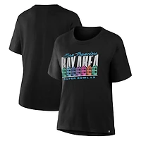 Women's Fanatics Black Super Bowl LX Building Row T-Shirt