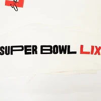 Women's Pro Standard Cream NFL Super Bowl LIX Cropped Hoodie
