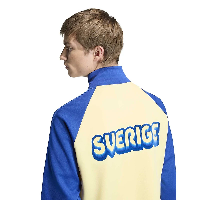 Men's adidas Yellow Sweden National Team Originals Full-Zip Track Jacket
