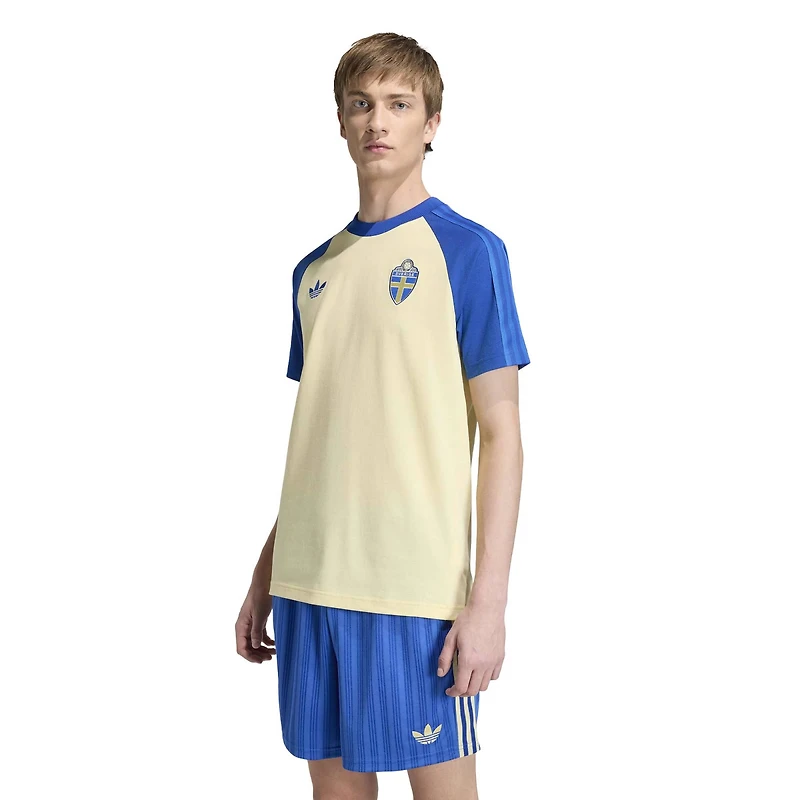 Men's adidas Yellow Sweden National Team Originals T-Shirt