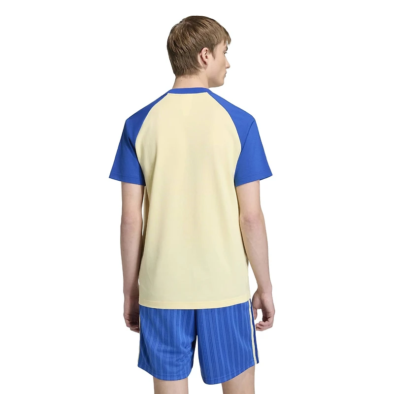 T-shirt adidas Originals jaune pour homme, équipe nationale de Suède