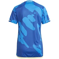 Maillot adidas Équipe nationale suédoise royale 2023 extérieur pour femme