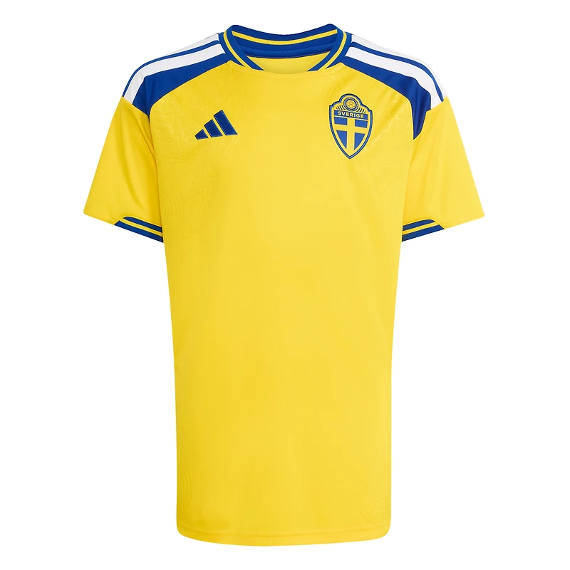 Youth adidas  Yellow Sweden National Team FIFA x World Cup 2026 Home Replica Jersey