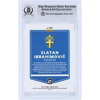 Zlatan Ibrahimovic Sweden National Team Autographed 2021-22 Panini Donruss Optic #152 Beckett Fanatics Witnessed Authenticated Auto 10 Card 