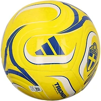 Zlatan Ibrahimovic Sweden National Team Autographed Yellow Team Soccer Ball