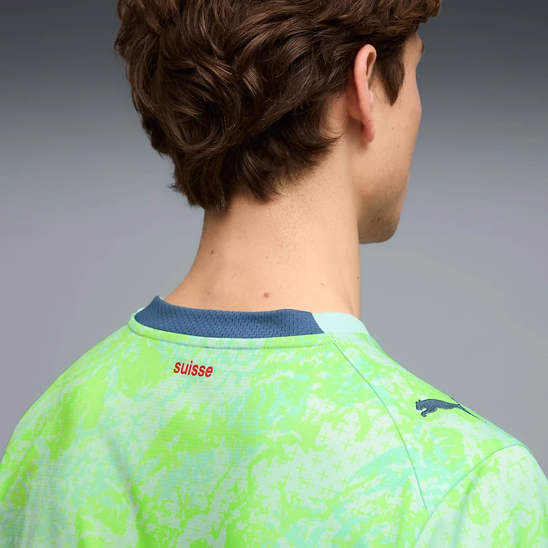 Maillot réplique extérieur vert Puma pour homme de l'équipe nationale suisse 2026