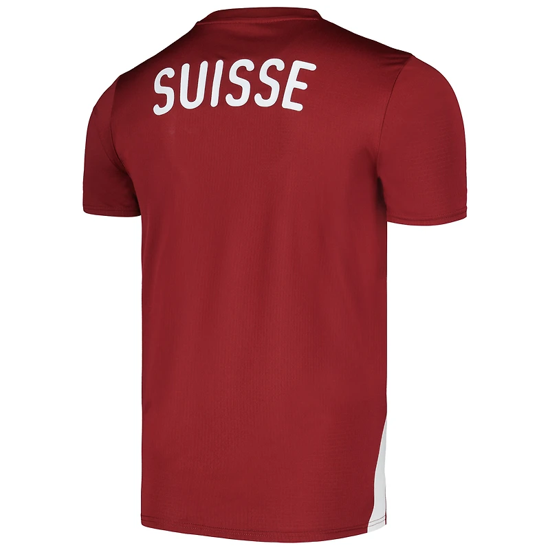 Men's Puma Red Switzerland National Team 2024 Pre-Match Jersey