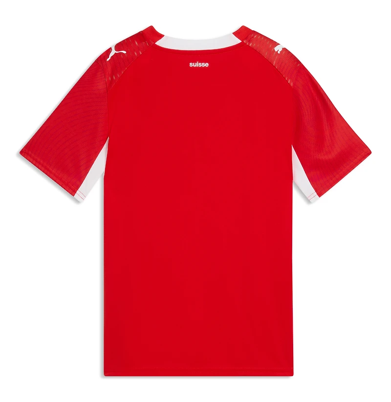 Youth Puma Red Switzerland National Team 2026 Home Replica Jersey