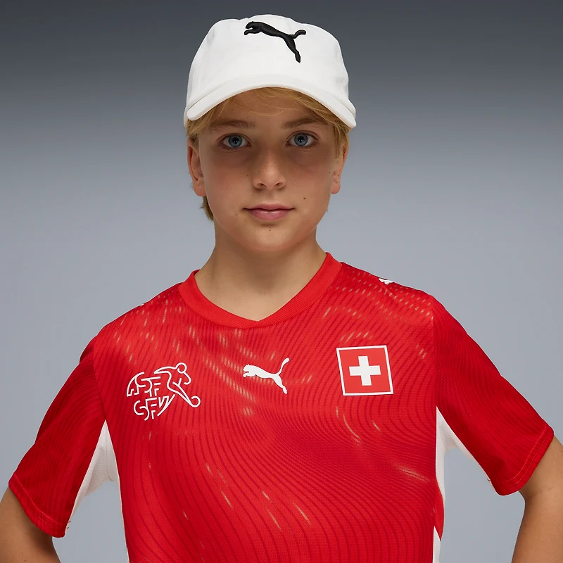 Youth Puma Red Switzerland National Team 2026 Home Replica Jersey