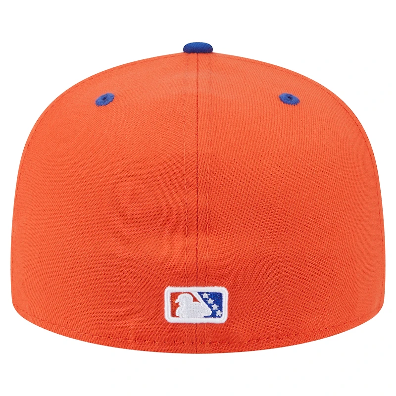Casquette ajustée 59FIFTY de la collection authentique Syracuse Mets New Era pour homme