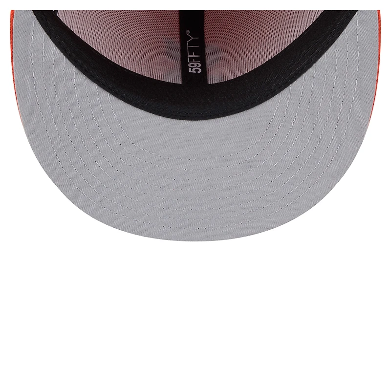 Men's New Era  Orange Syracuse Mets Authentic Collection 59FIFTY Fitted Hat
