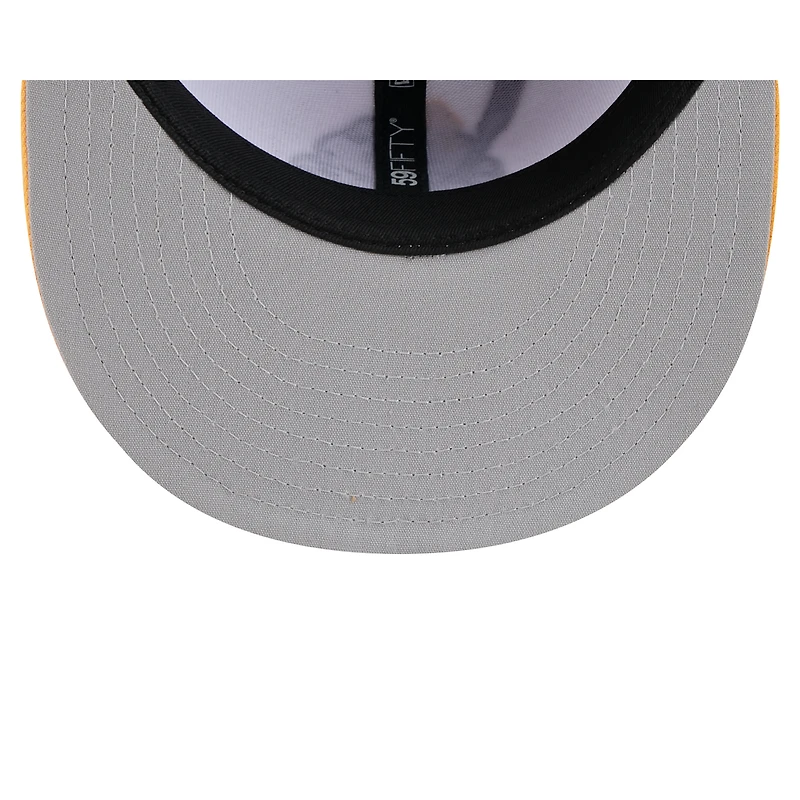 Casquette ajustée 59FIFTY blanche New Era pour homme, thème des Syracuse Mets