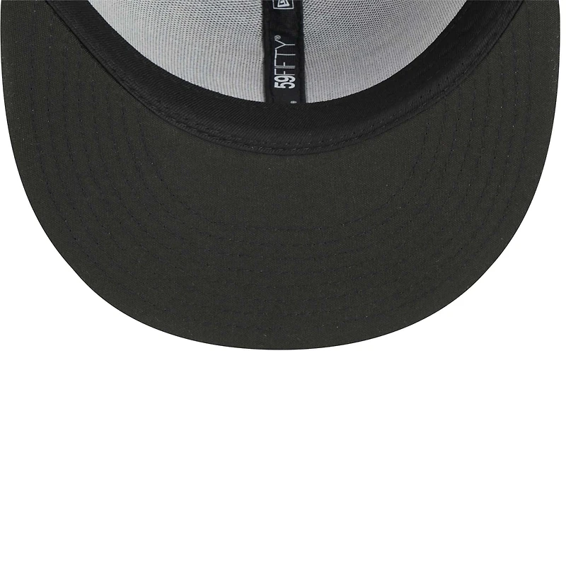 Casquette ajustée 59FIFTY New Era Syracuse Mets pour homme, noire