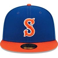 Men's New Era Syracuse Mets Authentic Collection 59FIFTY Fitted Hat