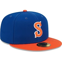 Men's New Era Syracuse Mets Authentic Collection 59FIFTY Fitted Hat