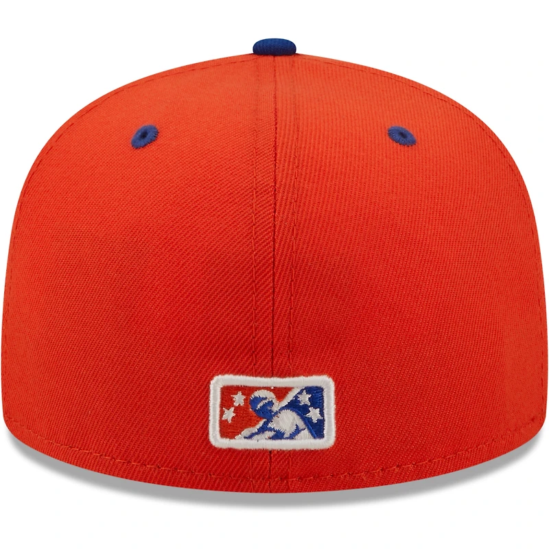 Men's New Era Orange Syracuse Mets Authentic Collection 59FIFTY Fitted Hat