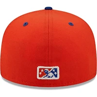Men's New Era Orange Syracuse Mets Authentic Collection 59FIFTY Fitted Hat